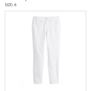 lila ryan liza skinny jeans white size 6